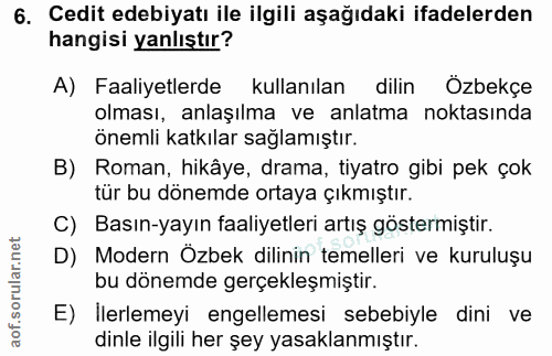 Soru 6