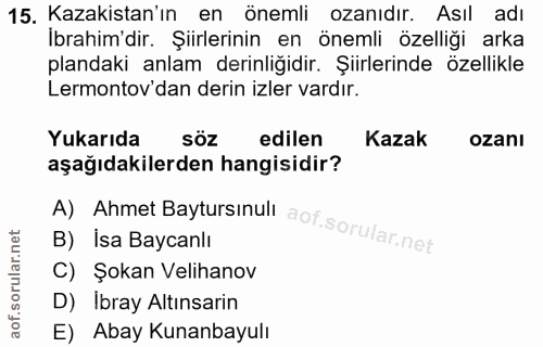 Soru 15