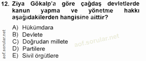 Soru 12
