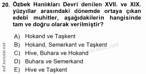 Soru 20