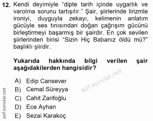 Soru 12