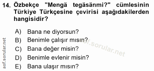 Soru 14