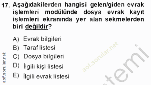 Soru 17