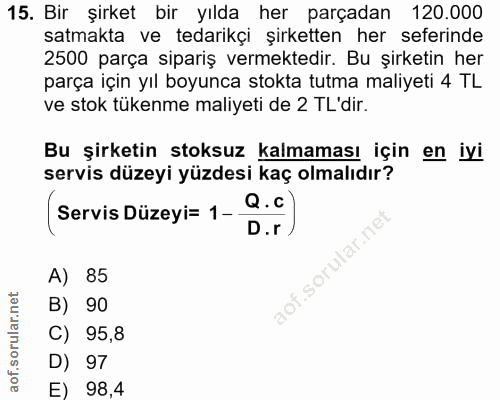Soru 15