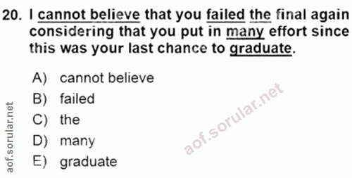 Soru 20