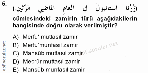 Soru 5