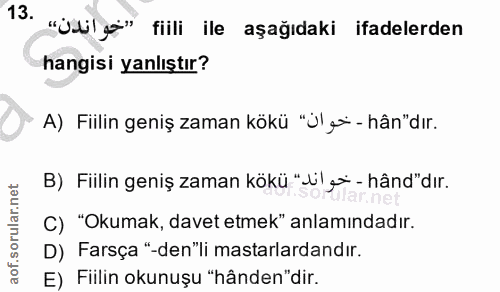 Soru 13