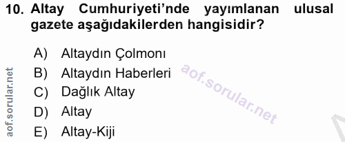 Soru 10