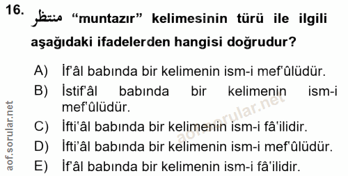 Soru 16
