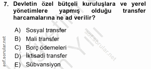 Soru 7