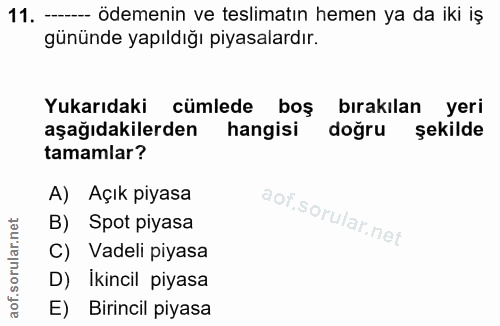 Soru 11