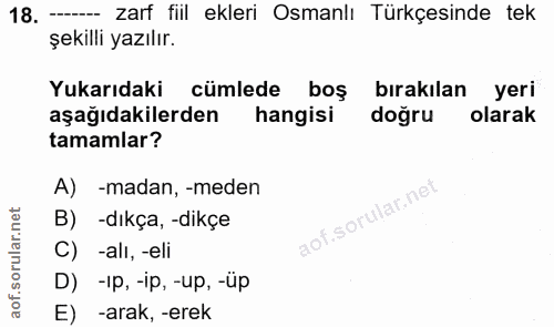 Soru 18