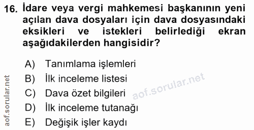 Soru 16