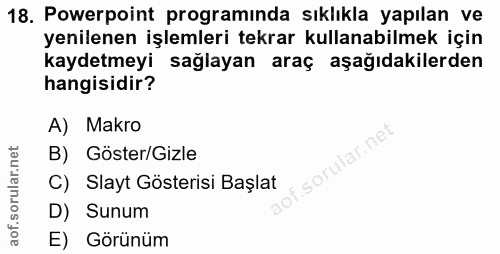 Soru 18