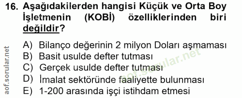 Soru 16