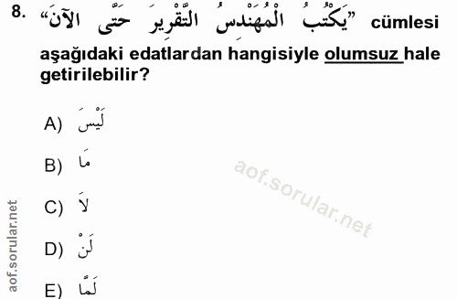 Soru 8
