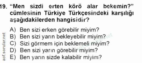 Soru 19
