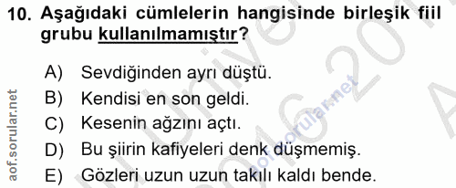 Soru 10