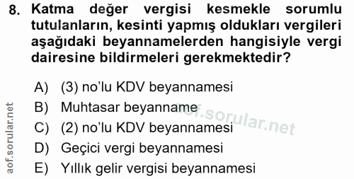 Soru 8