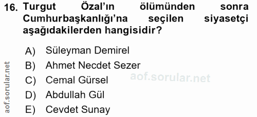 Soru 16