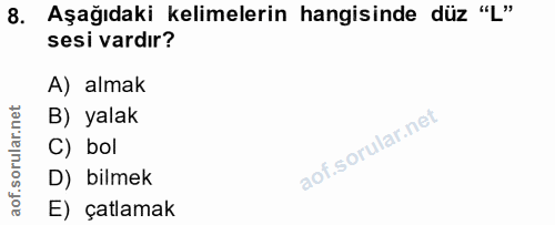Soru 8