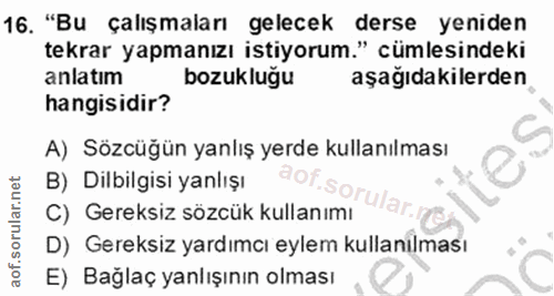 Soru 16