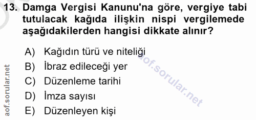 Soru 13