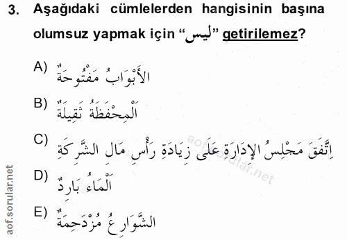 Soru 3