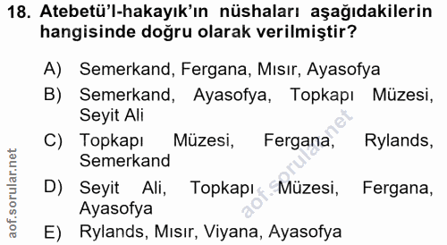 Soru 18