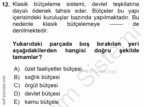 Soru 12