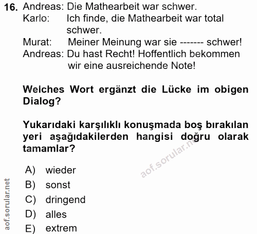 Soru 16