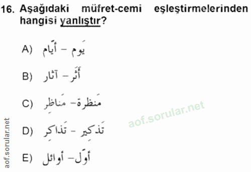 Soru 16