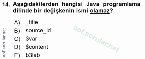 Soru 14