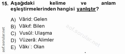 Soru 15