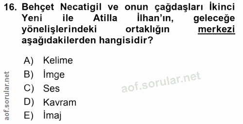 Soru 16