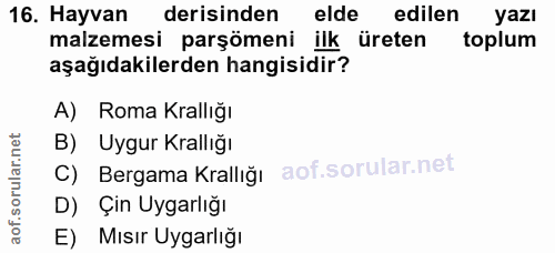 Soru 16