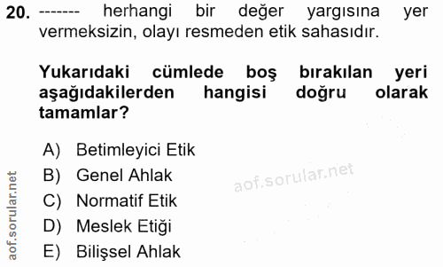 Soru 20