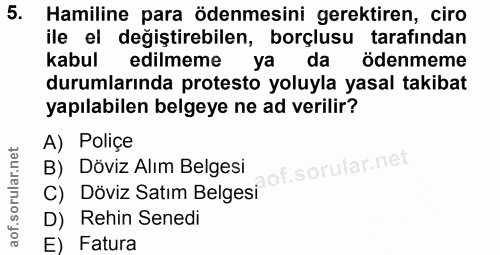Soru 5
