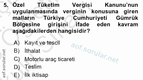 Soru 5