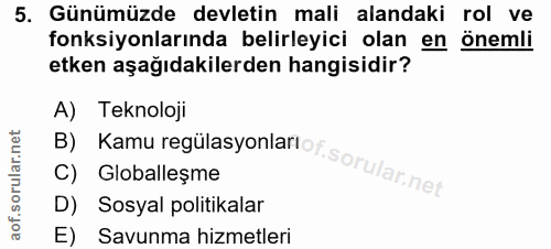 Soru 5