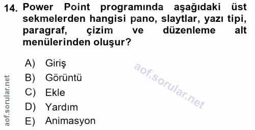 Soru 14