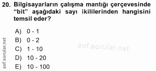 Soru 20
