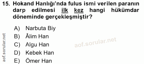 Soru 15
