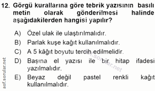 Soru 12