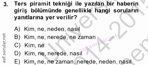 Soru 3