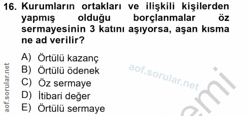 Soru 16
