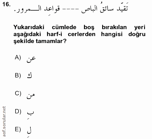Soru 16