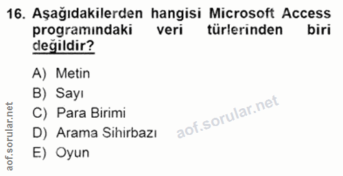 Soru 16