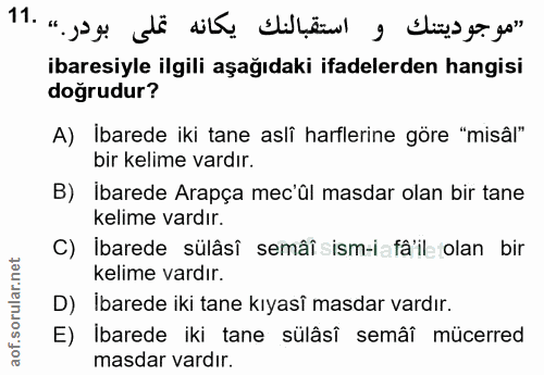 Soru 11
