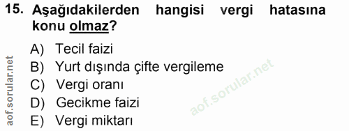 Soru 15